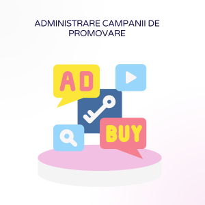 Administrare campanii de promovare (Meta Ads, Google Ads, TikTok Ads)