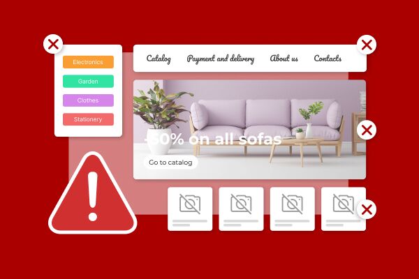 Greșelile în designul magazinelor online