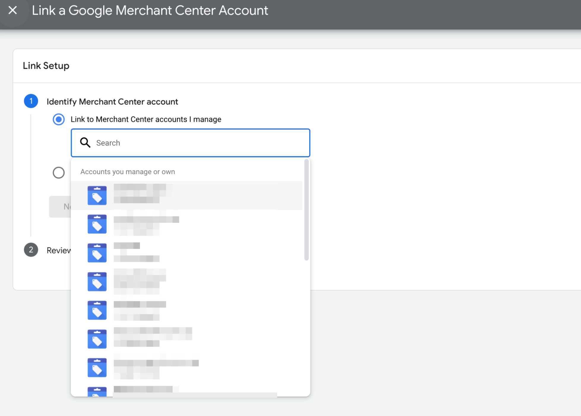 Интеграция Merchant Center Next и Google Ads